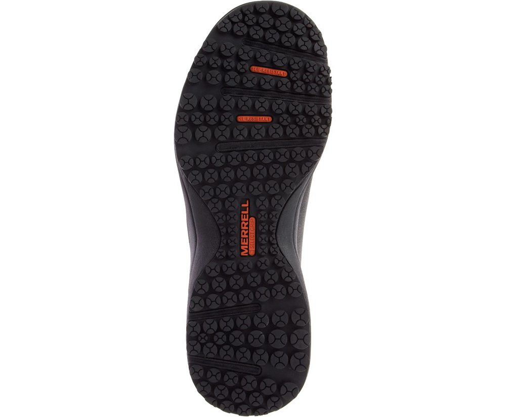 Zapatos De Seguridad Hombre - Merrell Sutton Moc Steel Toe - Negras - JEKT-61427